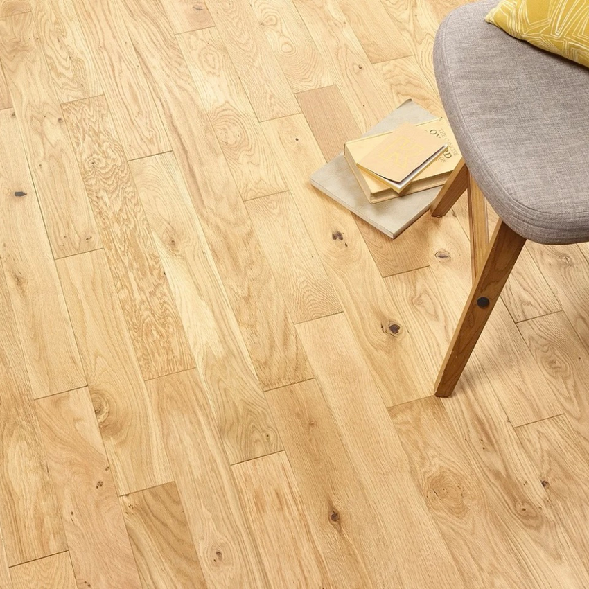 Kensington Solid Wood Oak Natural Brushed Oiled